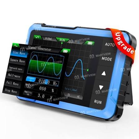 Handheld 2-in-1 10MHz Bandwidth Oscilloscope + Signal Generator