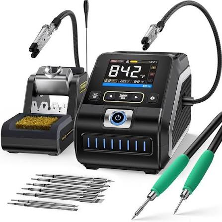 FNIRSI 200W Power Repaid Heating Soldering Iron Station Kit