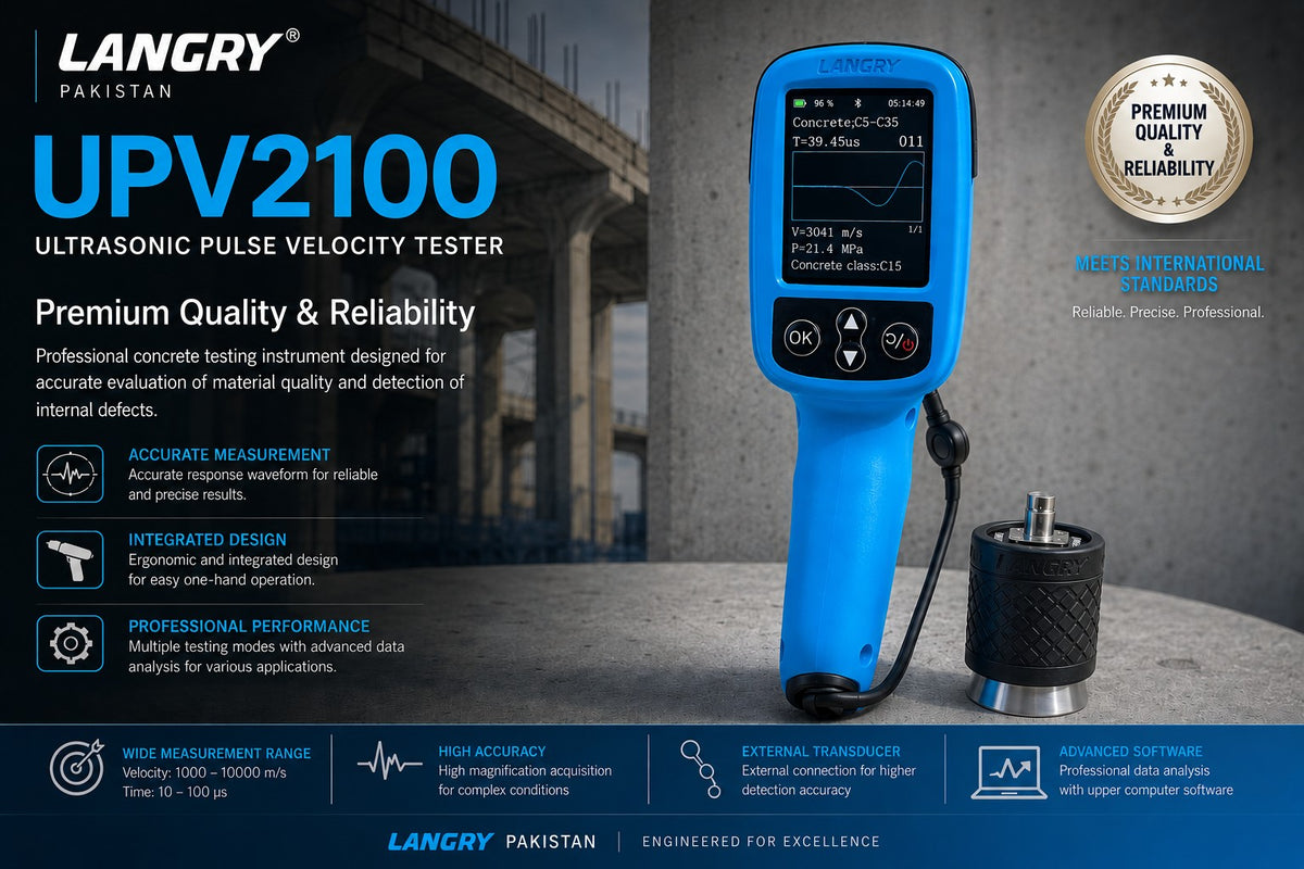 LANGARY SINGAPORE Ultrasonic Pulse Velocity Tester  UPV2100