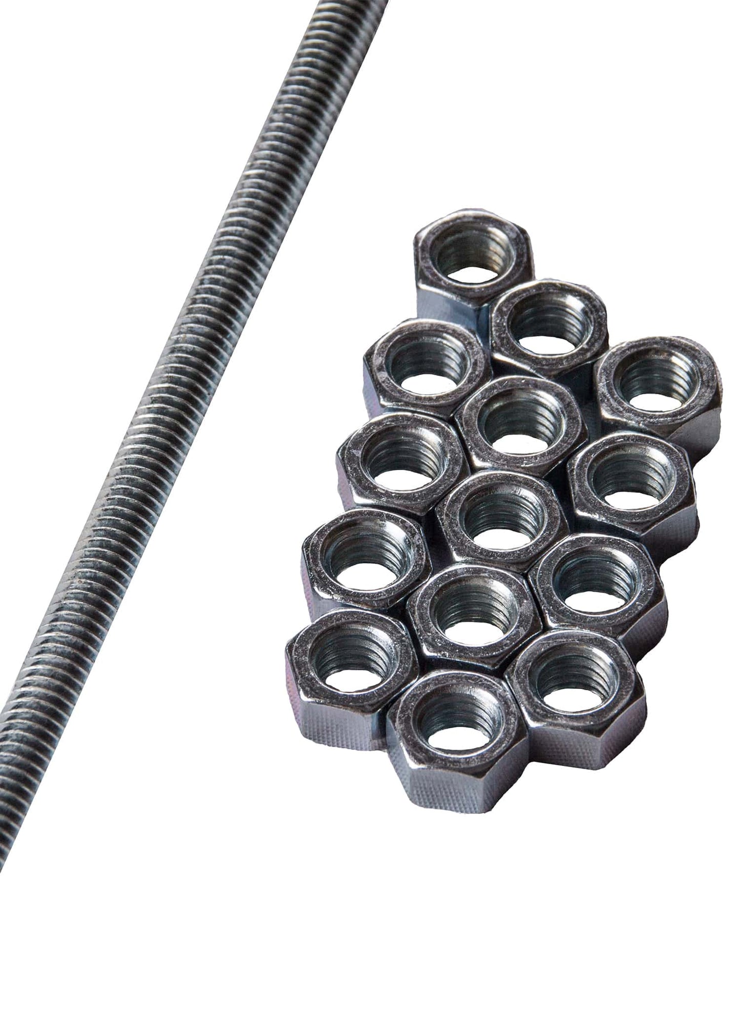 Threading rod nut