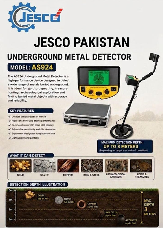 Under Ground Metal Detector AS 924