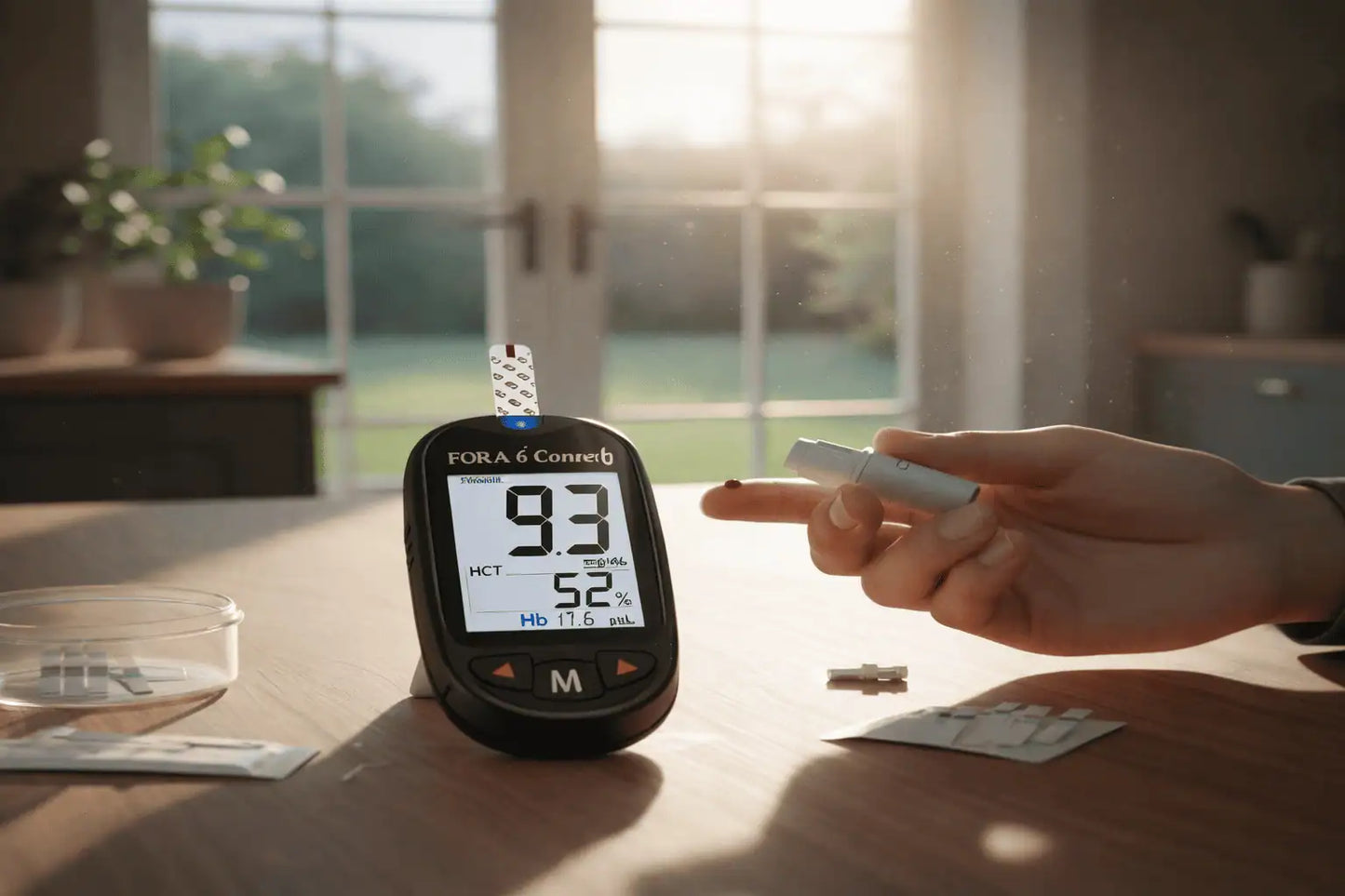 Hemoglobin And Hematocrit Meter