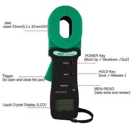 Clamp on Ground Resistance Tester