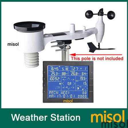 Professional Color display Weather Station with WIFI Connection