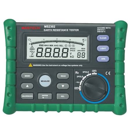 Ground earth resistance tester