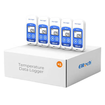 Elitech RC-5 USB Temperature Data Logger with 32000 Recording Points