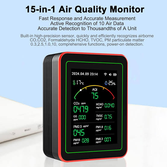 ZN-MT29wifi 15 in 1 air quality monitor 16700